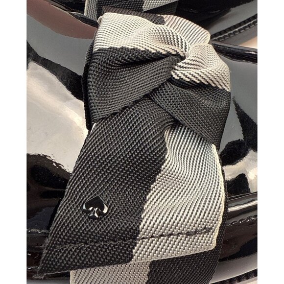 Kate Spade Womens Leandra (K9539) Loafer Bow Black Size 9.5 - Picture 8 of 15